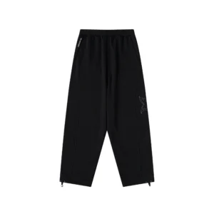Split Panel Joggers (Black)