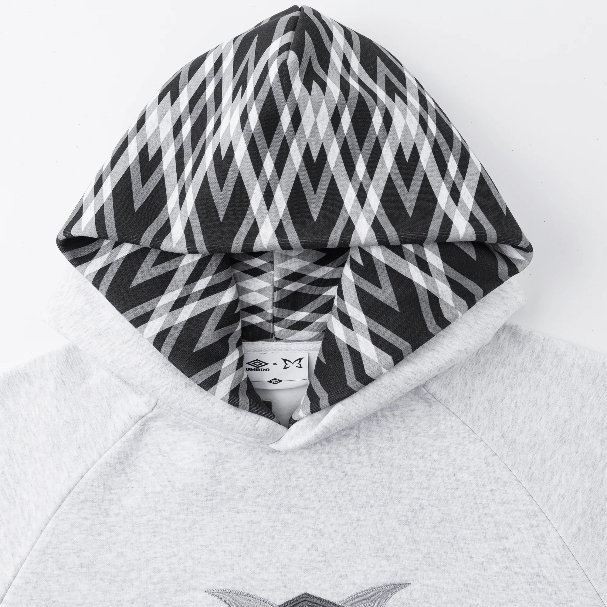 MERTRA x Umbro Warm Up Hood (Grey/Grey) - Image 3