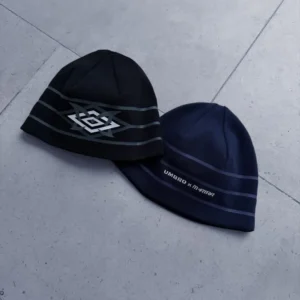 Mertra x Umbro Warm Up Beanie (Black / Navy)