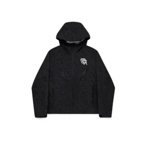 Mertra Monogram Shell Jacket (Black)