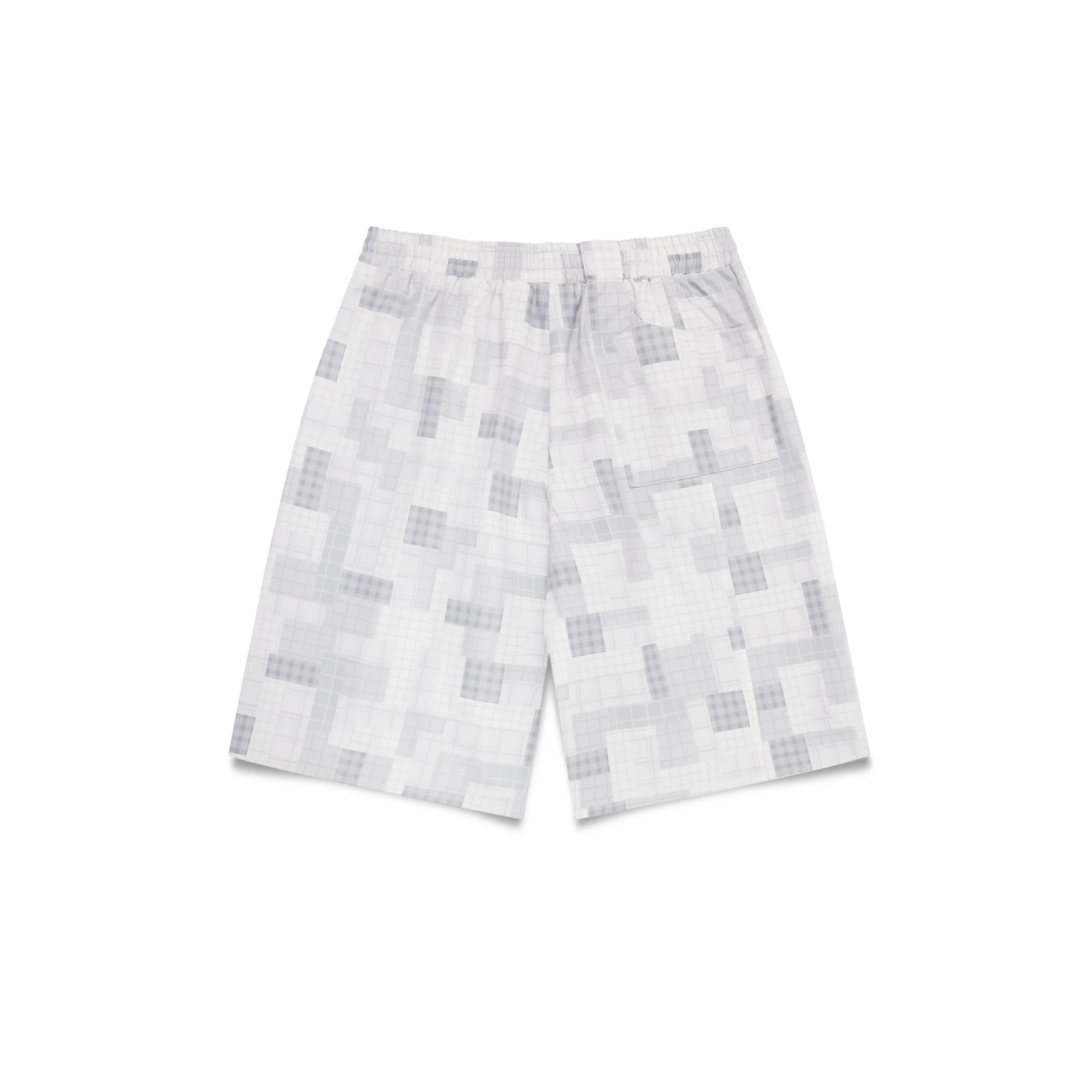 Mertra Patchwork Plaid Shorts - Image 2